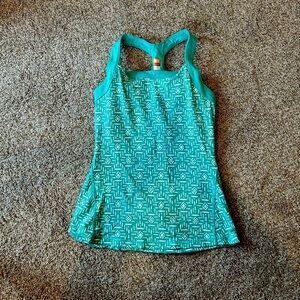 Lucy LucyPower workout tank. Padded shelf bra. Strappy back. Size small. EUC